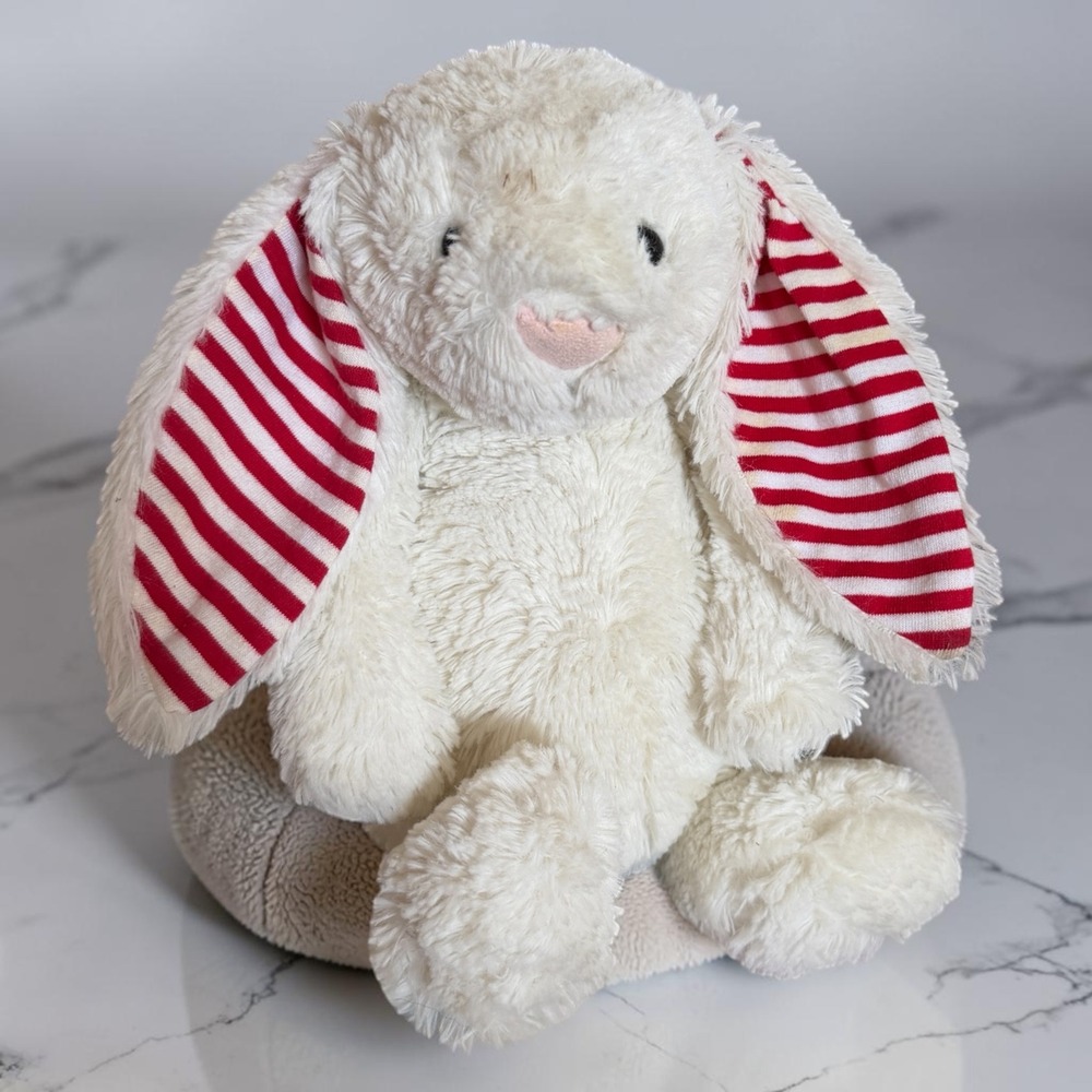 Jellycat Candy Stripe Bashful Bunny - Medium - Retired - 2016 - Picture 1 of 6